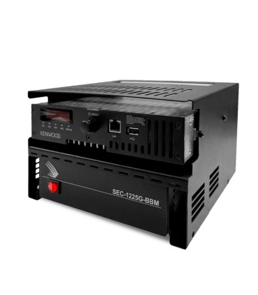 Samlex rack compatible with SEC series, repeater version, ideal for HYTERA HR655, KENWOOD NXR1700/1800E repeters.