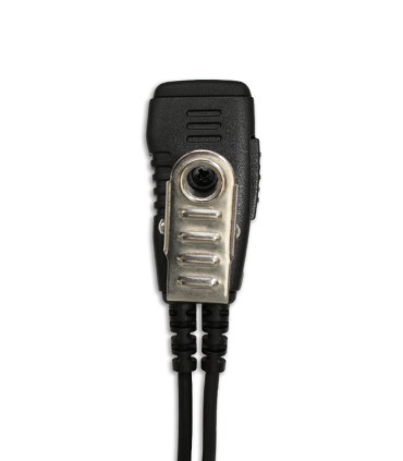 Micro-earphone Komunica with coiled cable and lapel PTT compatible x Caltta PH600, DH500, E600,etc