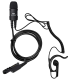 Micro-Auricular komunica Noise Canceling x Motorola series DP-2400E & R5