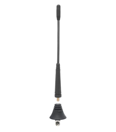 Antena tipo móvil flexible, especial Tetra UHF 375÷480 MHz, con 5mts cable