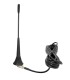Antena tipo móvil flexible, especial Tetra UHF 375÷480 MHz, con 5mts cable