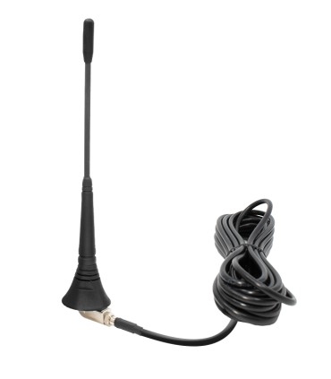Antena tipo móvil flexible, especial Tetra UHF 375÷480 MHz, con 5mts cable