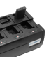Cargador rápido 6+6 slots Li-Ion x AP-6574-Li