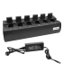 Fast Charger 6+6 Slots Li-Ion x AP-6574-Li