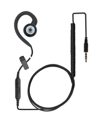 Komunica In-Line PTT Microearphone compatible with Hytera S1 MINI Series