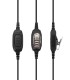 Monoaural Headset + lapel PTT compatible with Motorola 2P connexions