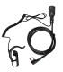 Micro-Auricular orejera Ergonómica X ICOM IP-501, conector IP67