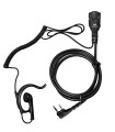 Micro-Auricular orejera Ergonómica X ICOM IP-110 / IP-500, conector IP67