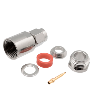 SMA male connector for RG-58 cable assembly