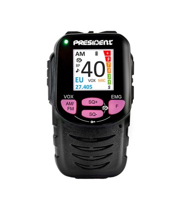 PRESIDENT WILLIAM II AM/FM, 12/24V, Wireless Microphone