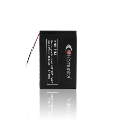 Batería Komunica, compatible 3.7V, 1400 mAh, Li-Ion para PKT23