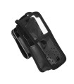 Professional leather case with swivel system and reinforced belt loop for Sepura SC20 Series