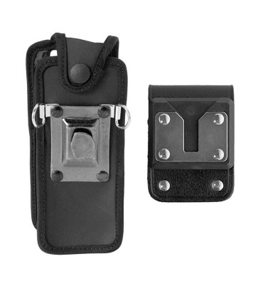 Professional leather case with swivel system and reinforced belt loop for Sepura SC20 Series