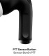 Wireless Microearbuds con caja de carga y PTT integrado, para Walkie-talkie o Teléfono