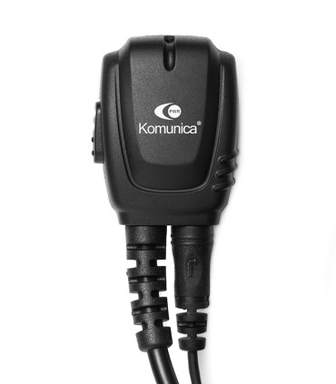 Micro-earphone coil cord + ergonomic earhanger x Icom ICF52/62