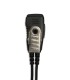 Micro-earphone Komunica version with a swivel earpiece compatible with Motorola 2-pin