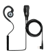 Microauricular Komunica versión con orejera giratoria compatible con Motorola 2 Pin