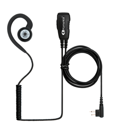 Microauricular Komunica versión con orejera giratoria compatible con Motorola 2 Pin