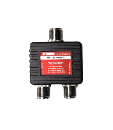 DUPLEXOR 1.6-150 & 400-460MHZ, SIN CABLES