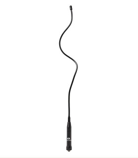 Portable antenna VHF-UHF, 38,6cm, SMAF, extra-flex