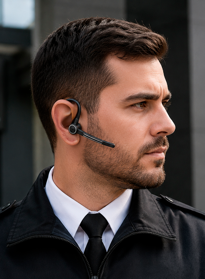Agente de seguridad utilizando BLUE-DUAL